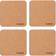 Kosta Boda Viva Glasunderlag 4-pak Glasbrik 10cm 4stk