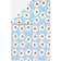 Marimekko Rakasta 150x210 cm Orange-Off-white Duvet Cover Orange, Blue (210x150cm)