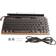 Typewriter Keyboard 83 Keys Vintage Wireless Bluetooth Mechanical Keyboard with Metal Round Cap