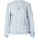 Kaffe Ditte Moonstruck Print V-Neck Blouse - Mid Blue