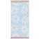 Marimekko Rakastaa Hamam Handdoek 45x92 cm Orange-Off-white-light Blue