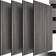tectake Acoustic Wall Panels Set of 4