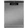 Beko bPRO 500 BDFN36653XC Freistehend Volle Größe 60 cm Edelstahl Tasten LED 2 Korb Grau