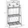 OutSunny Indoor Outdoor Freestanding 3-Tier Garden Plant Stand 44L x 25W x 96H cm