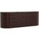 vidaXL Garden Raised Bed Brown 240x80x81 cm Galvanized Steel