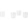 Hay Klare Angle 4 Stk H7.5 Cm Drikkeglas 4stk
