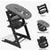 Stokke Tripp Trapp Matstol Bundle inkl Newborn Set Black