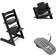 Stokke Tripp Trapp Matstol Bundle inkl Newborn Set Black