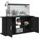vidaXL Aquarium Stand Black Oak 121 x 41 x 58 cm