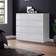 Fwstyle Modern Gloss White Chest of Drawer 110x99cm