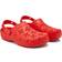 Crocs Classic Floral Cut Out Clog Sandaler - Röd