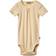 Wheat Kortärmad Baby Body Macadamia - Beige