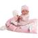 Llorens Baby Nica on a Pink Blanket with Ears 40cm