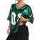 Shein Sports ColorBlock Loose VNeck Short Sleeve Knitted Mesh Jersey TShirt With Letter Number Print And Drop Shoulders For Ball Games