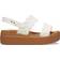 Crocs Women's Brooklyn Low Wedges Platform Sandals, Chalk Woven
