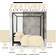 GC GAVENO CAVAILIA 144 TC Set Cream King Duvet Cover 2 Standard Pillowcases Duvet Cover Beige (230x220cm)