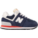 New Balance 574 Athletic Shoe - Baby Toddler - Navy/Blast Red