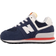 New Balance 574 Athletic Shoe - Baby Toddler - Navy/Blast Red