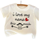 Shein Love My Nana Baby Girl Casual Letter Print Short Sleeve Round Neck TShirt Summer