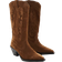 Stradivarius Leather cowboy boots BROWN