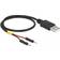 DeLock USB-C han 2 Pin han strømkabel 0.2m