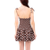 Amy Lynn Alexa Tie Shoulder Puffball Ultra Mini Dress - Brown Polka Dot-Red