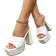 Shein Women Minimalist Platform Chunky Heeled Mule Sandals, Elegant Summer
