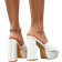 Shein Women Minimalist Platform Chunky Heeled Mule Sandals, Elegant Summer