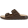 ecco Cozmo M Men's Nubuck Two Strap Sandal - Brown