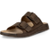 ecco Cozmo M Men's Nubuck Two Strap Sandal - Brown