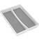 Addis Premium Soft Touch 2 Twin Compartment Drawer Cutlery Tray