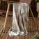 Yard Chesil Check Tasselled 130 x 170 cm Blankets Natural, Beige