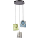 Paul Neuhaus LED-Pendellampa Zula Ø 40 cm Färgstark 3 Lampor Pendellampa ∅ 40cm