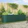 vidaXL Garden Raised Bed Green 320x80x81 cm Galvanized Steel
