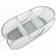OHS Extra Large 3 Section Laundry Basket Organiser
