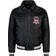 Avirex Men's Icon Logo Leather Bomber Jacket JET BLACK 2X-Large