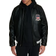 Avirex Men's Icon Logo Leather Bomber Jacket JET BLACK 2X-Large