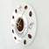 Grandado Coffee Hand with LED Backlight Wall Clock 30cm