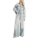 River Island Lyseblå og forvaskede jeans