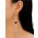 Shein 1pair Women's Beautiful Spiral S-shaped Multicolor Heart Shaped Earrings With Rhinestone