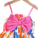 Shein Young Girl Summer Sweet And Cute Flower Print Spaghetti Strap Dress With Big Bowknot And Holiday Style