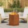 vidaXL Smokeless Fire Pit Hexagonal 48x48x51 cm Weathering Steel