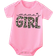 Shein Baby Girls Slogan Letter Printed Triangle Bodysuit With Short Sleeves