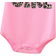 Shein Baby Girls Slogan Letter Printed Triangle Bodysuit With Short Sleeves