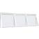 Sparvinduer TS0303 PVC Tophængte vinduer Vindue med 3-lags glas 120x45cm