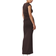 Gina Tricot Maxi nederdel Soft Touch Folded Maxi Skirt Brun