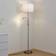 Lindby Stehleuchte Jaileen 170 cm Weiß Grau Bodenlampe 170cm