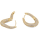 Snö of Sweden Naomi Irregular Ring Ear - Guld