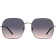 Aldo Elbamadar Large Round Metal Sunglasses - Gold/Gradient Black
