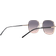 Aldo Elbamadar Large Round Metal Sunglasses - Gold/Gradient Black